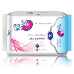 24 Care Ultra Anti-Bacterial Sanitary Pads